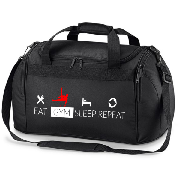 Eat Sleep Gym Repeat GAM Sac de Sport