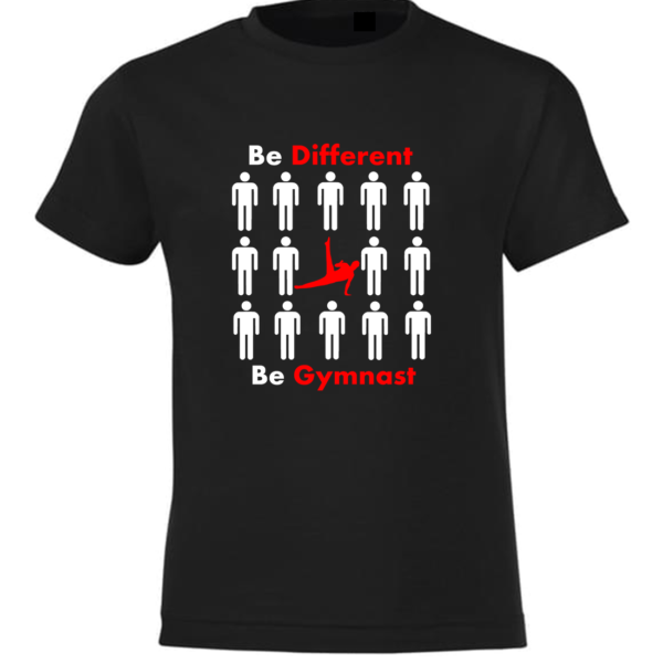 Be Different Be Gymnast Gam Tee-Shirt Garçon