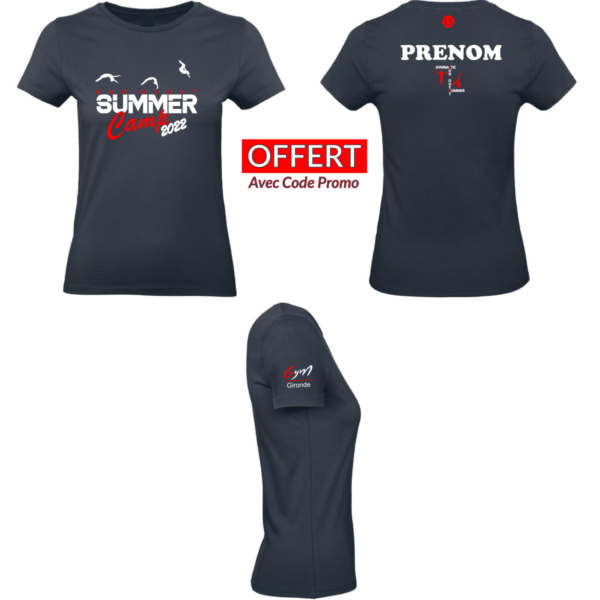 Tee-shirt OFFERT Camp Sud-Ouest Gymnastique 2022 (Prénom+Logo Fédéral Inclus)