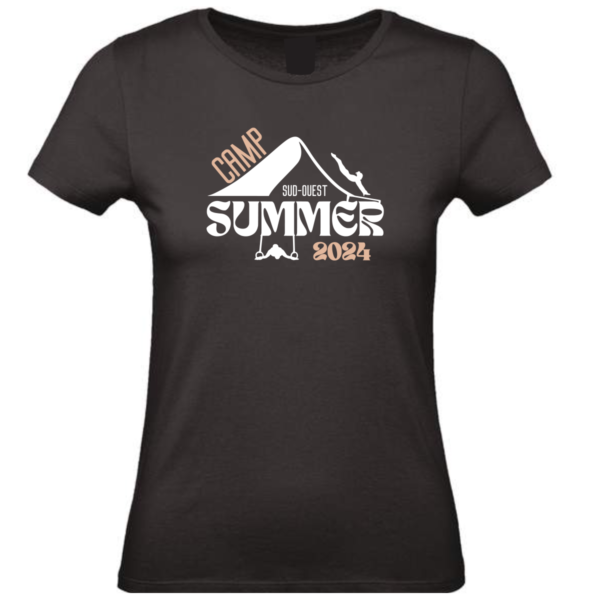 Tee-shirt NOIR SUMMER CAMP 2024