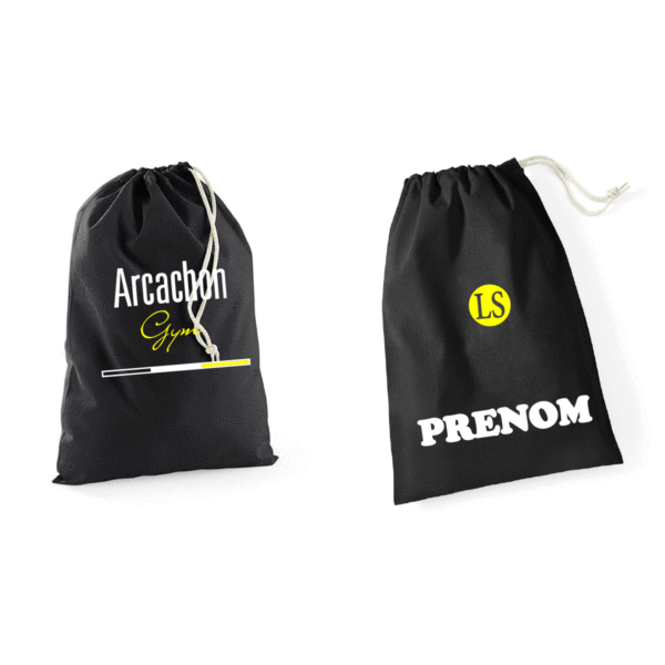 ARCACHON GYM Sac à Maniques + Prénom Inclus