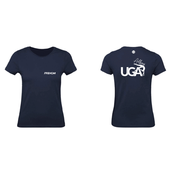 TEE-SHIRT MARINE (enfant) UGA (avec prénom inclus)