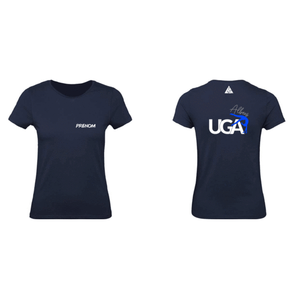 TEE-SHIRT MARINE (enfant) UGA (avec prénom inclus)