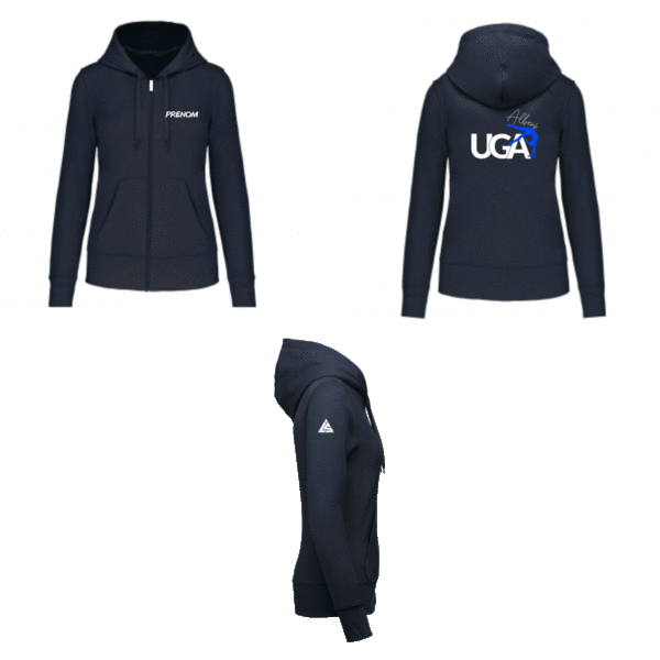 VESTE MARINE UGA (avec prénom Inclus)