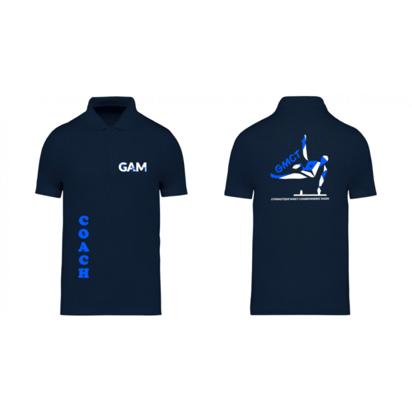 POLO Bleu Marine GMCT GAM+Coach Inclus