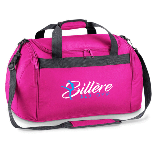 SAC de SPORT ROSE BILLERE GYM +Prénom Inclus